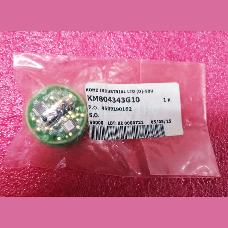 Модуль кнопочный зеленый KM804343G10 Kone