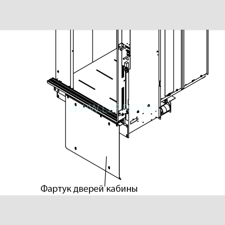 Фартук дверей кабины ОР-700 ZAA281AZ3