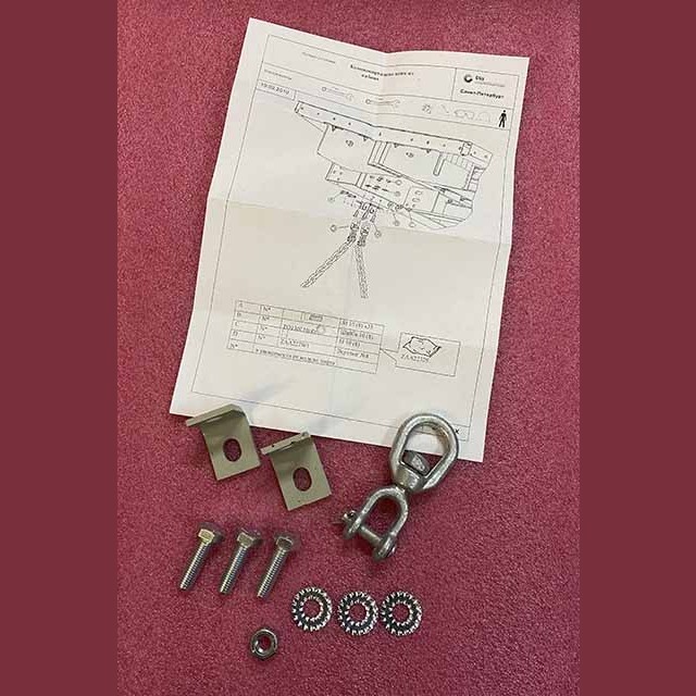 КРЕПЛЕНИЕ КОМПЕНСИРУЮЩЕЙ ЦЕПИ ZAA2232S16