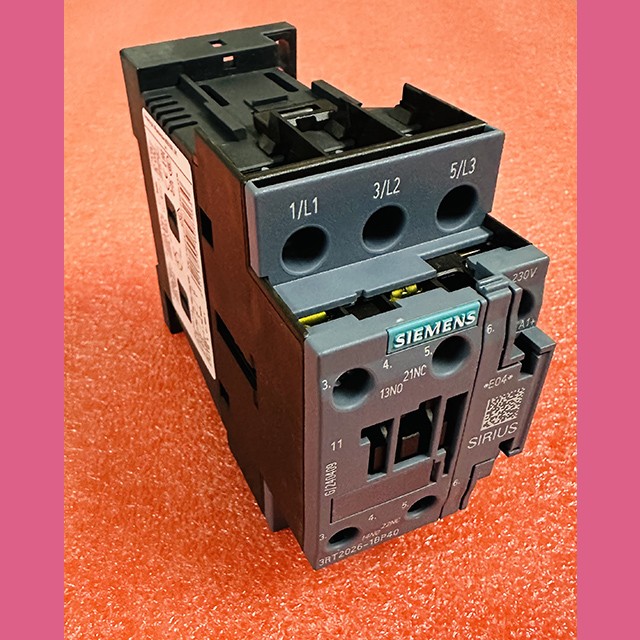 Контактор 230VDC 25A 11kW 3P 1NO 1NC 3RT2026-1BP40 Siemens