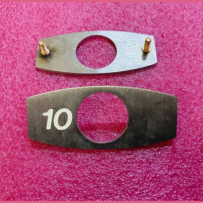Чиклет 10 без Брайля, шлифов. нерж., ZAA396CY10, Отис