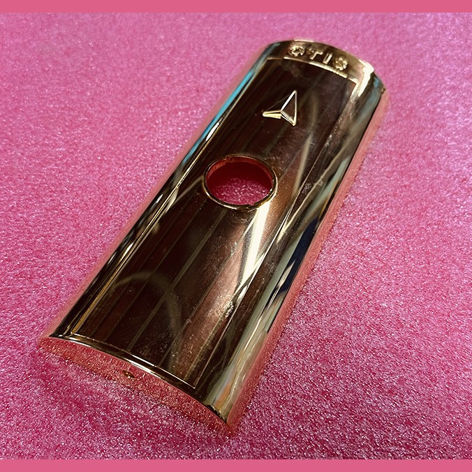 Корпус вызывного поста (пластиковый, латунь polished brass, 1 кнопка со стрелкой вверх) FAA147X2 Otis